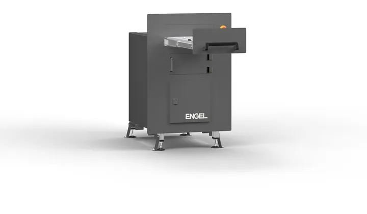 Image shows simple sliding table from ENGEL