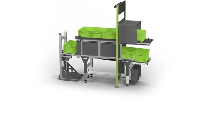 Image shows multi-level box transfer