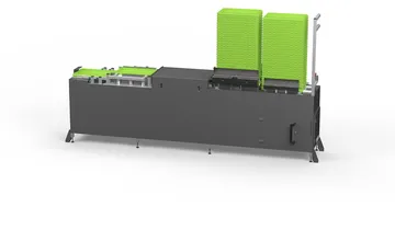 Image shows single-sided Tray Server from ENGEL