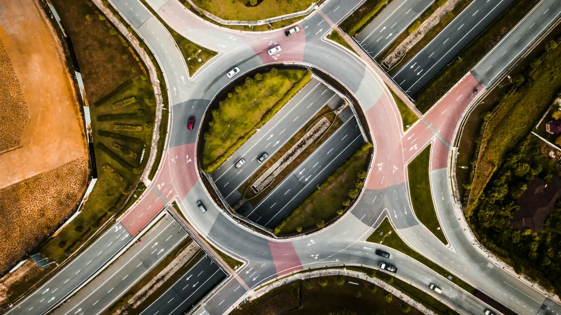 A roundabout