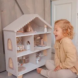 Jucărie din lemn, Casă de păpuși - 2