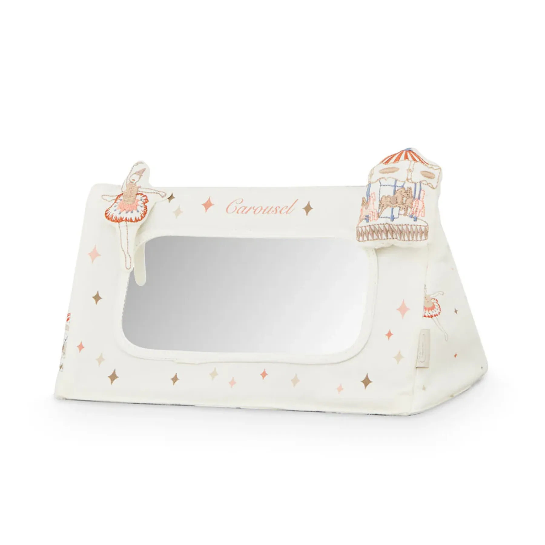 Jucărie senzorială cu oglindă, Tummy Time Carousel - Adinish.com
