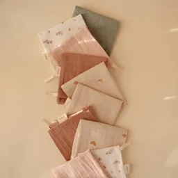 Muszlin pamut mosókendő, 5 db - 4