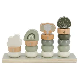 Wooden toy, Little stacking rings - 1