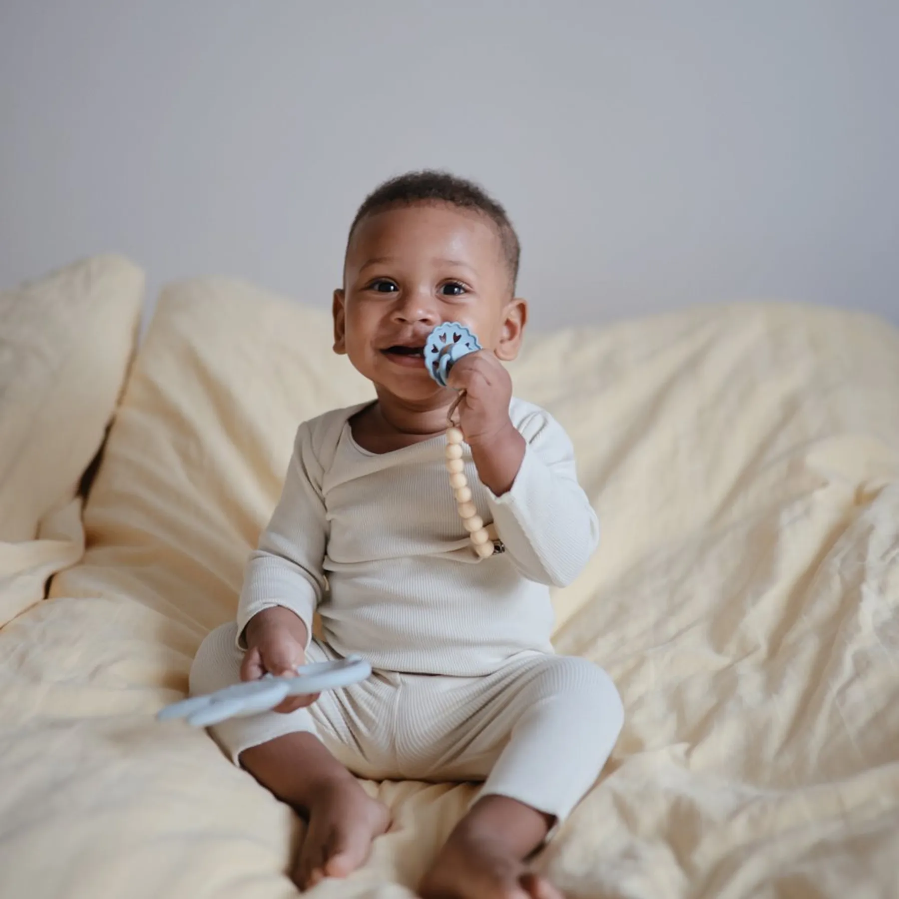 Bluză cu mâneci lungi și pantaloni, set 2 piese - 4