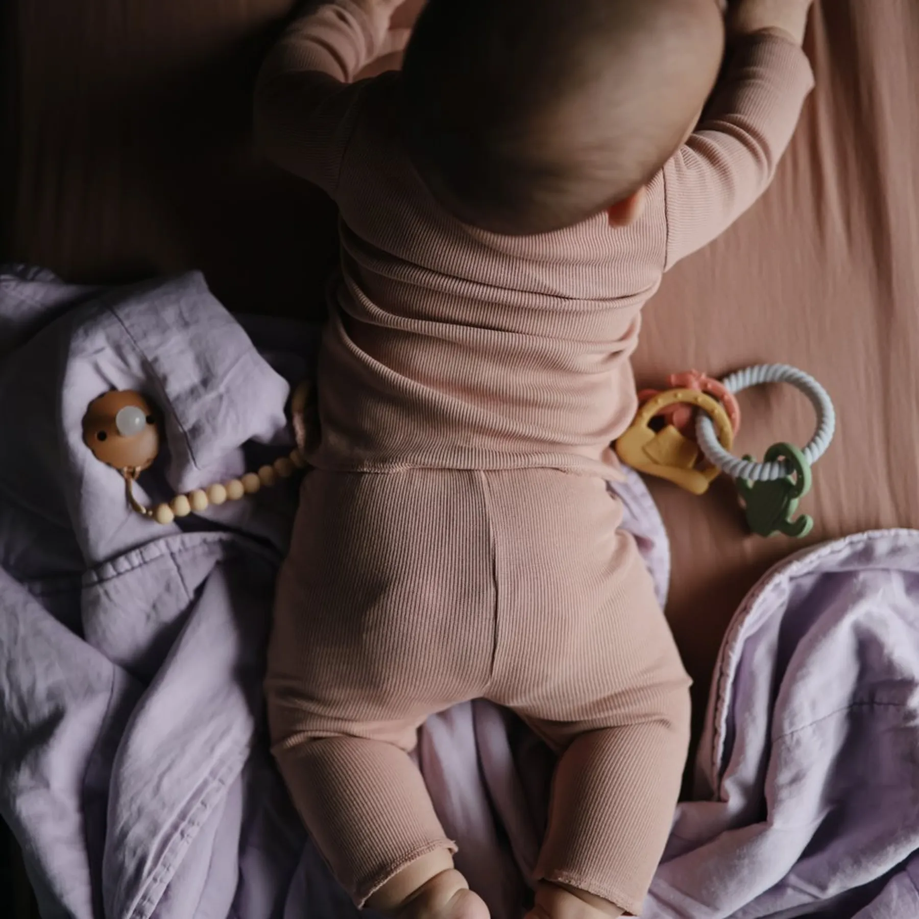 Bluză cu mâneci lungi și pantaloni, set 2 piese - 3