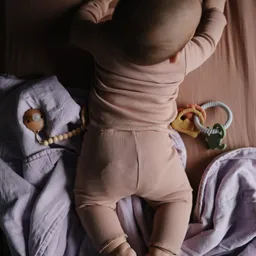 Bluză cu mâneci lungi și pantaloni, set 2 piese - 3