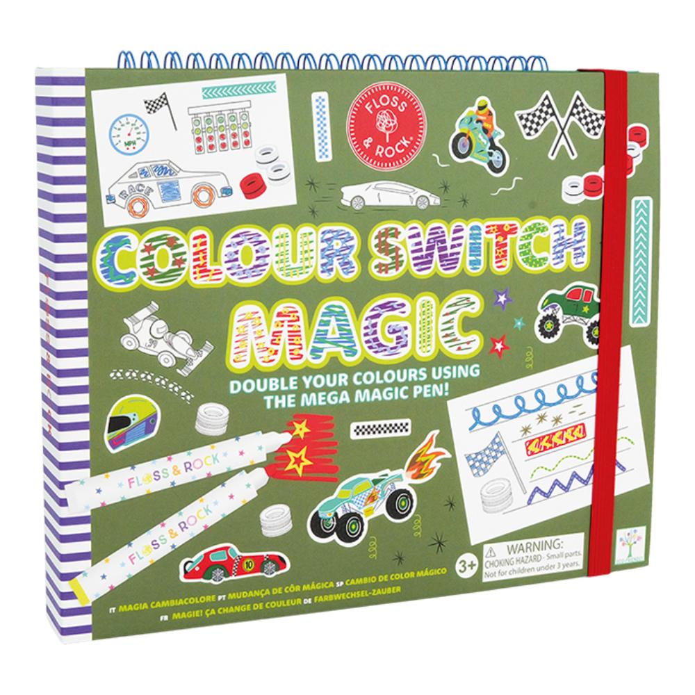 Product Image for Caiet de colorat, Colour Switch Magic, cars