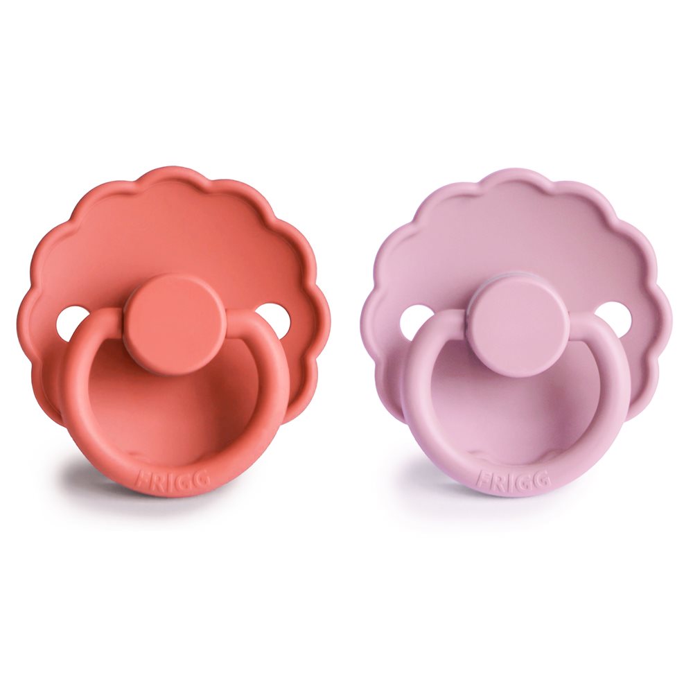 Product Image for Suzete din silicon Daisy, set de 2 bucăți, poppy/lupine