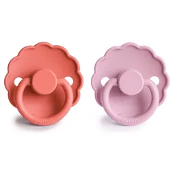 Suzete din silicon Daisy, set de 2 bucăți - 1