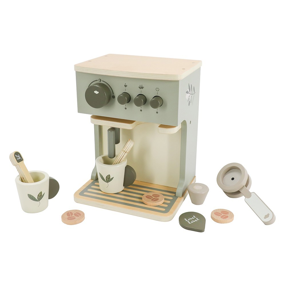 Product Image for Jucărie din lemn, Espressor, olive green
