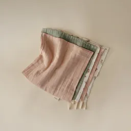 Muszlin pamut mosókendő, 5 db - 3