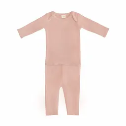 Bluză cu mâneci lungi și pantaloni, set 2 piese - 1