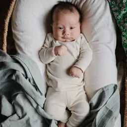 Bluză cu mâneci lungi și pantaloni, set 2 piese - 3