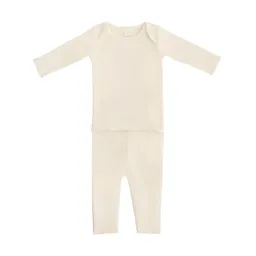 Bluză cu mâneci lungi și pantaloni, set 2 piese - 1