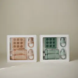 Set din silicon, pentru hrănire, 5 piese - 6