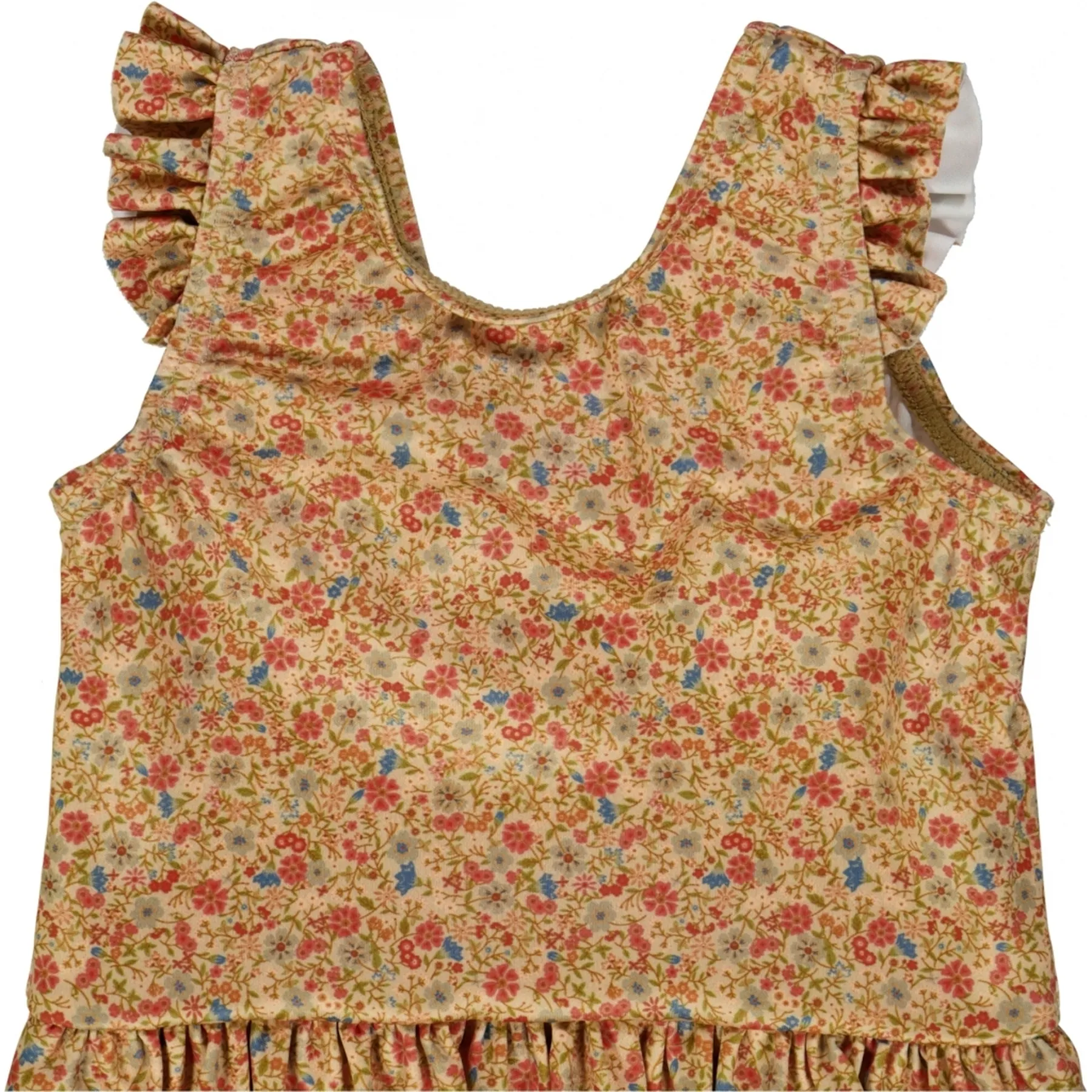 Costum de baie anti-UV, cu volane - 3