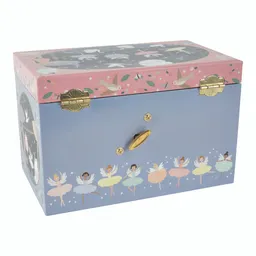 Cutie de bijuterii muzicală, cu 3 sertare - 3