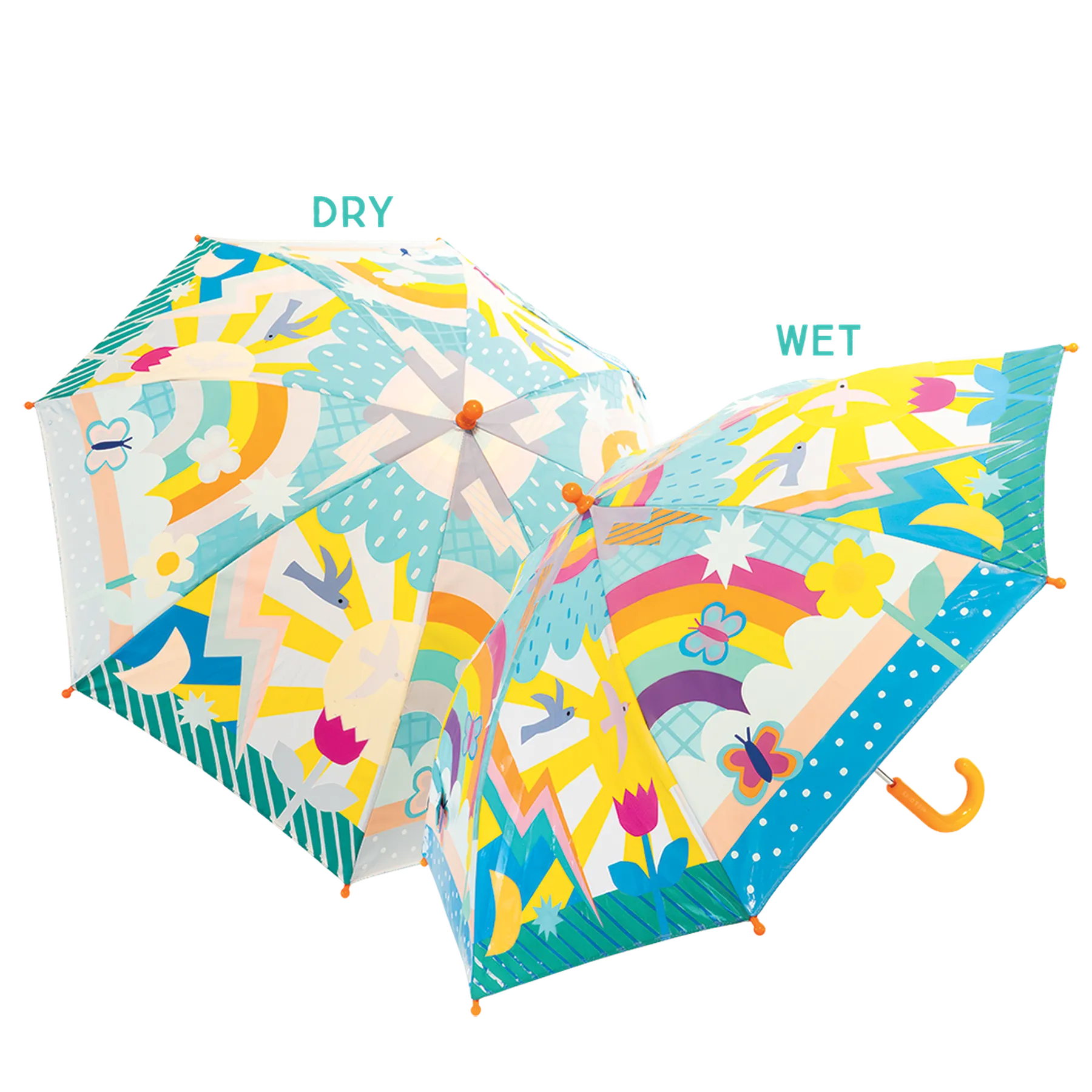 Umbrelă mare pentru copii, cu culori schimbătoare - 3