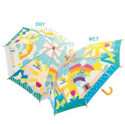 Umbrelă mare pentru copii, cu culori schimbătoare - 3