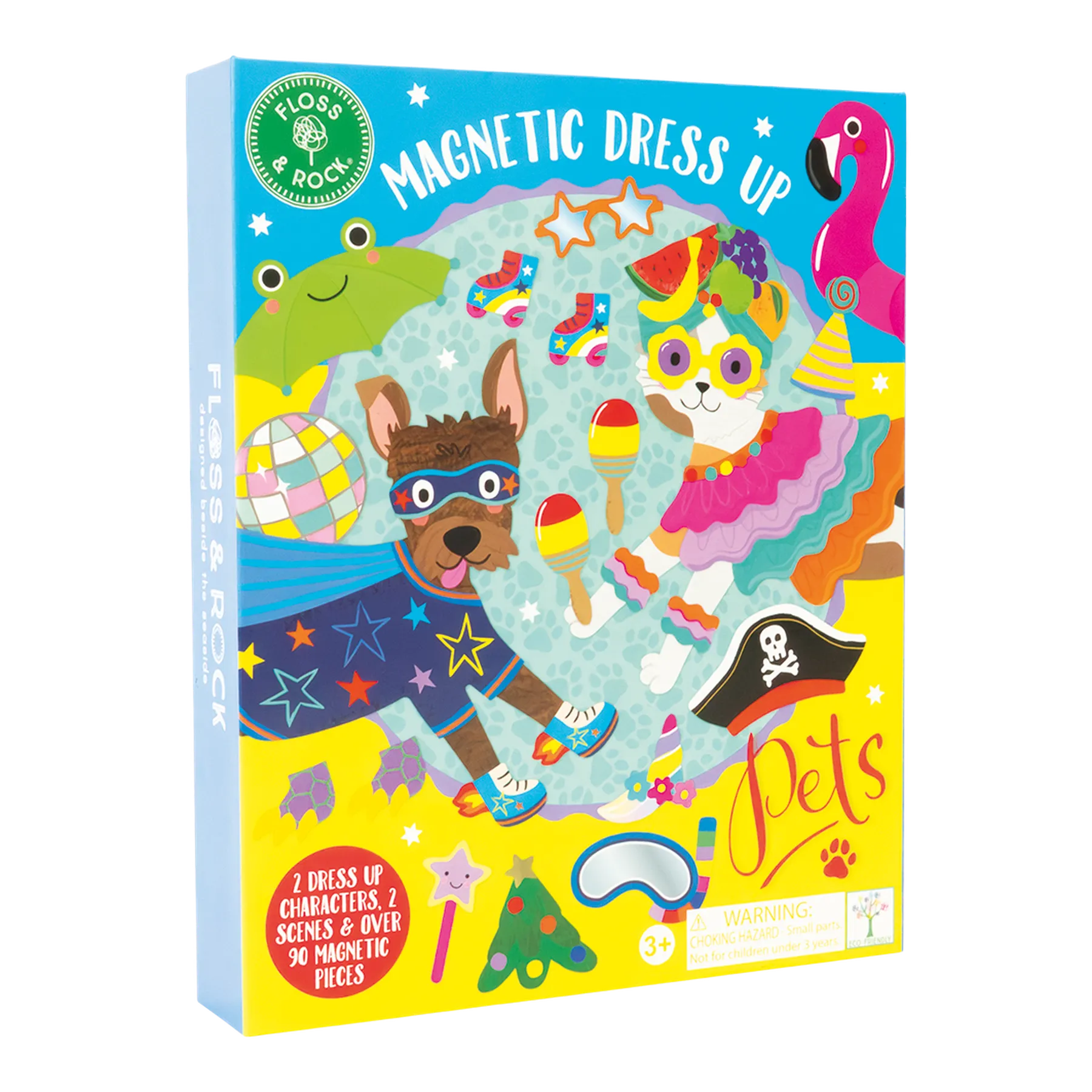 Animale magnetice din lemn, Dress Up - 2