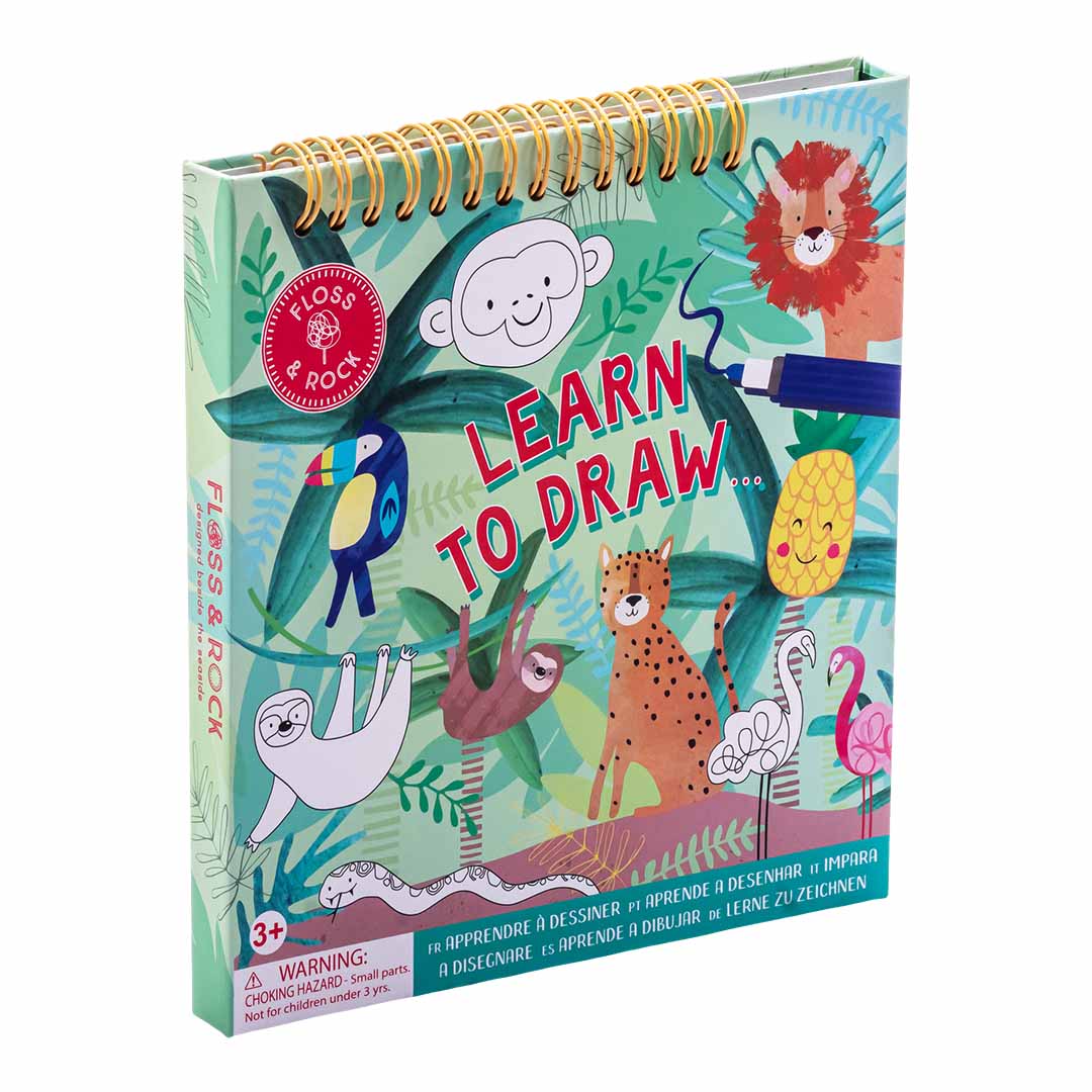 Product Image for Kit pentru desen, reutilizabil, jungle