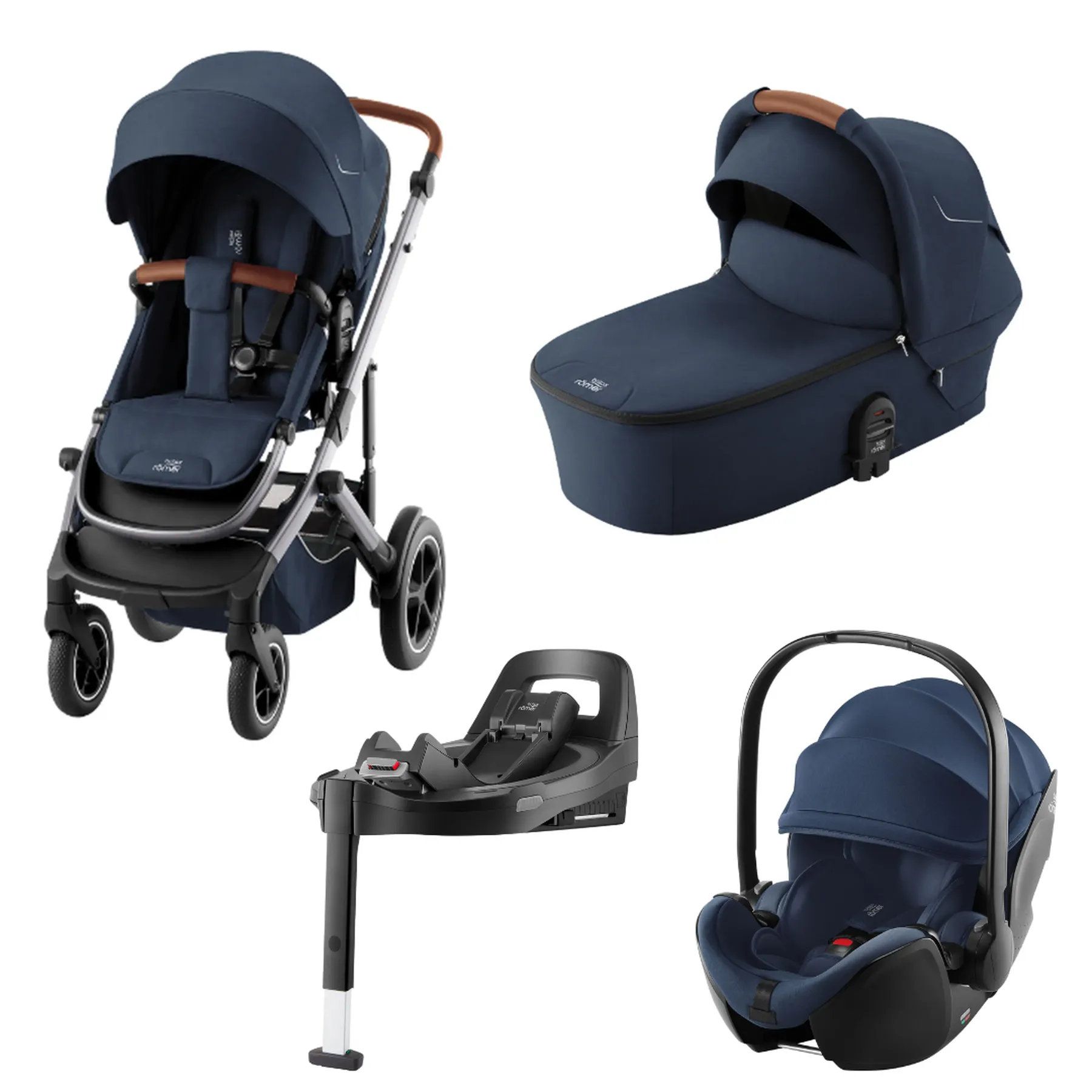 Pachet cărucior pentru copii, 4 în 1, Britax Römer, Smile 5Z, Night Blue - 1