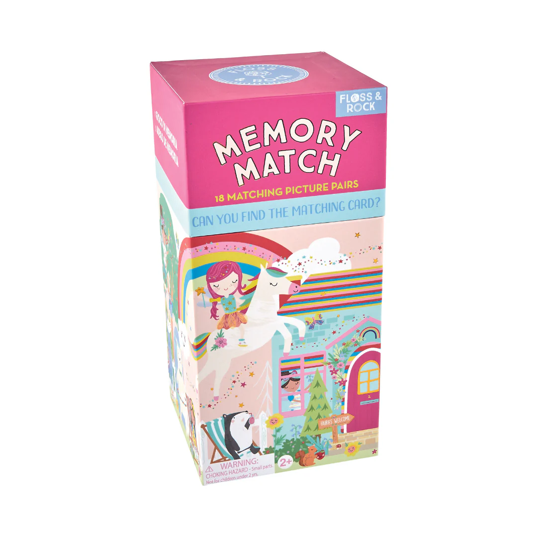 Product Image for Joc de memorie cu 36 de cartonașe, Memory Match, rainbow fairy