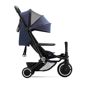 Tricicletă multifuncțională, 4 în 1, SmarTrike Traveler, blue