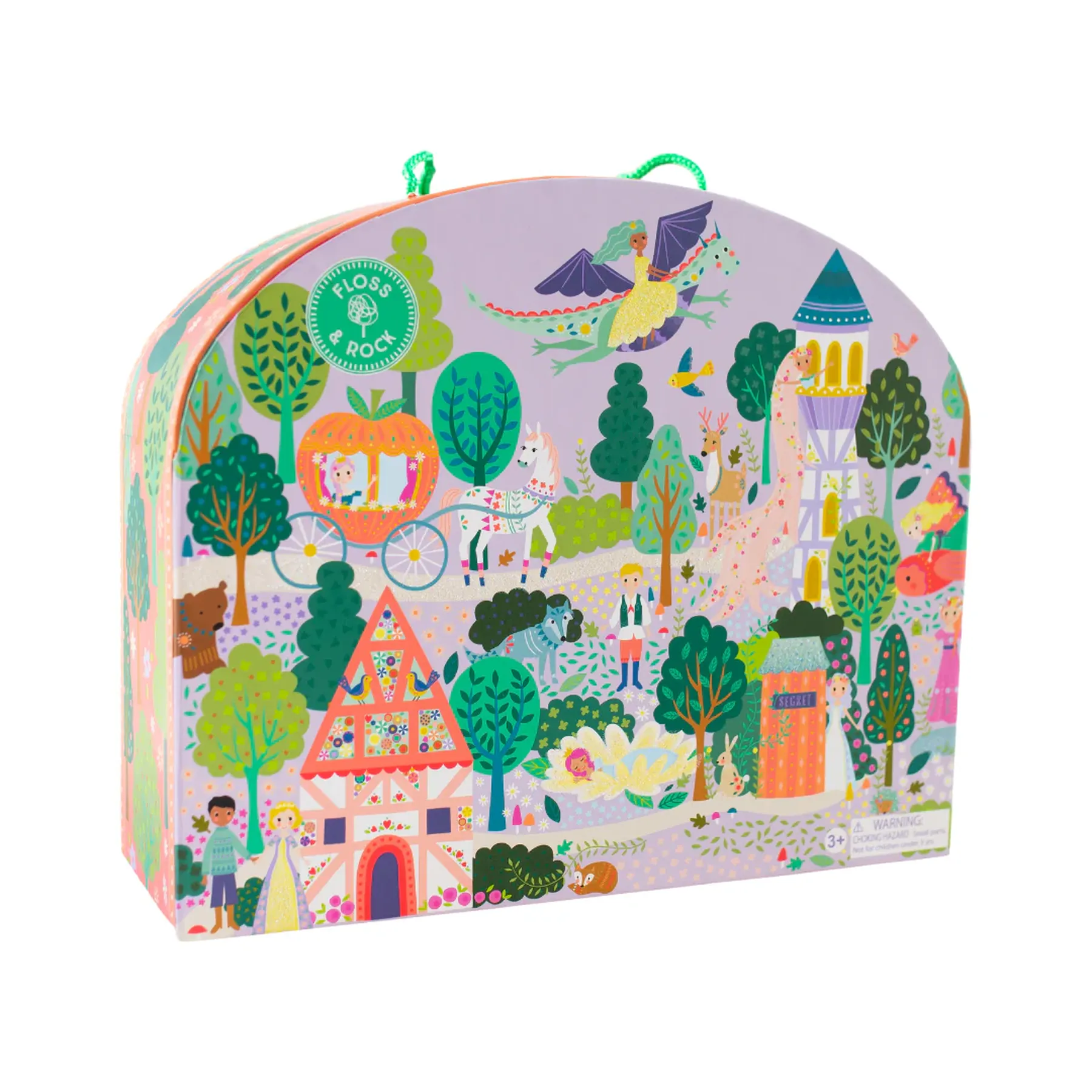 Cutie portabilă cu figurine din lemn, Playbox - 3