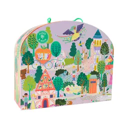 Cutie portabilă cu figurine din lemn, Playbox - 3