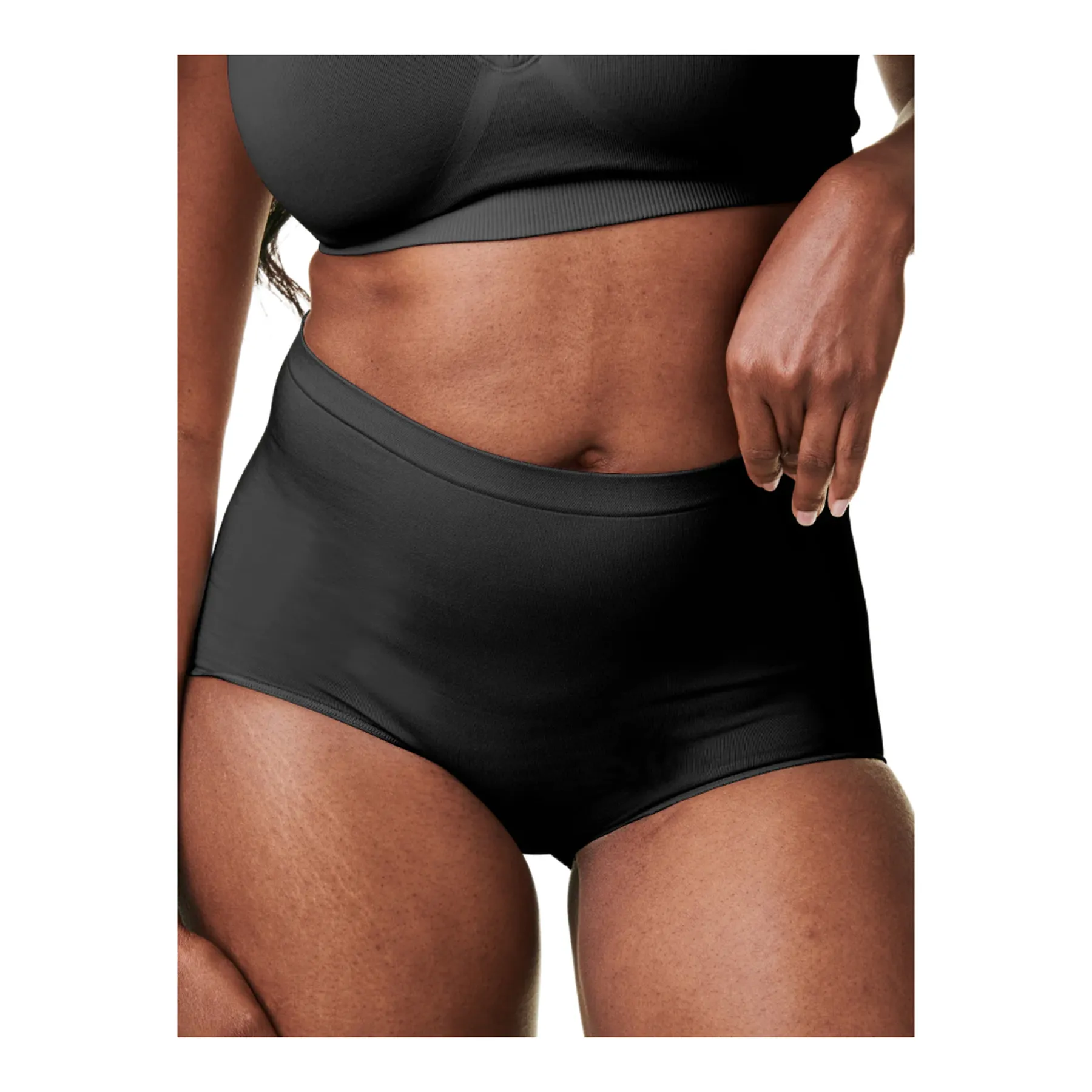 Lenjerie intimă cu talie înaltă, Seamless Shorty - 1