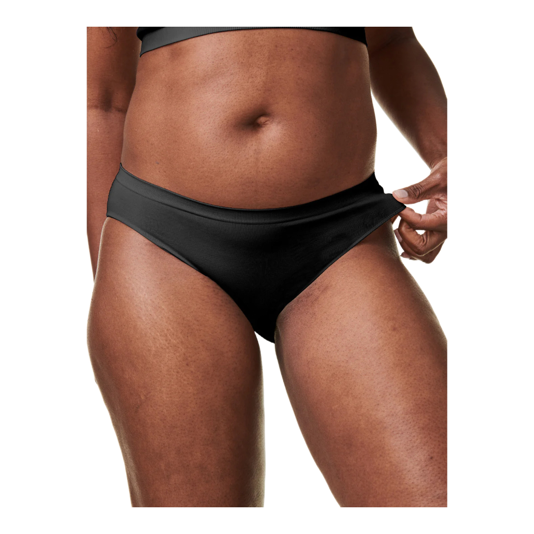 Product Image for Lenjerie intimă cu talie medie, Seamless, black
