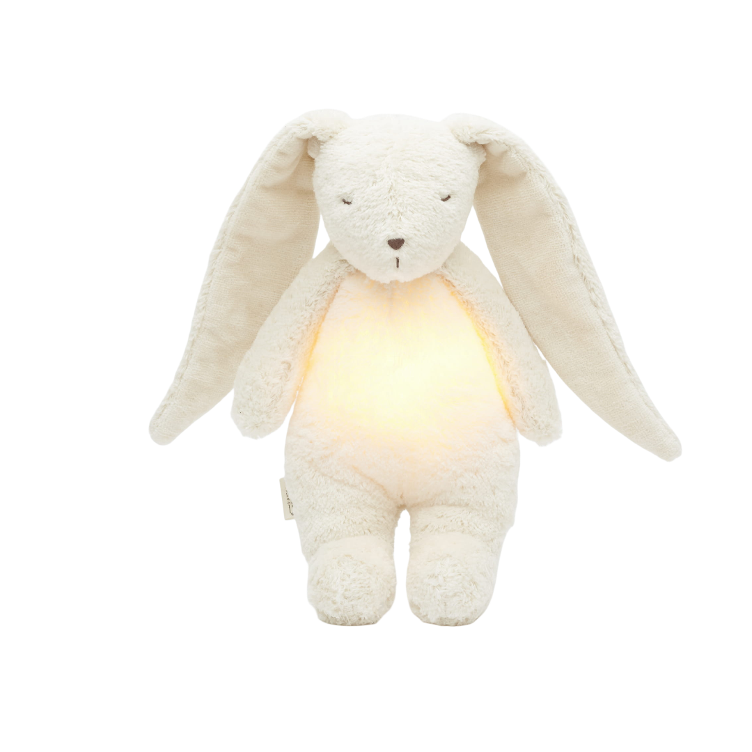 ◆ Happy Lucky Jucărie muzicală cu lampă, Moonie, Bunny Cappuccino - Adinish.com
