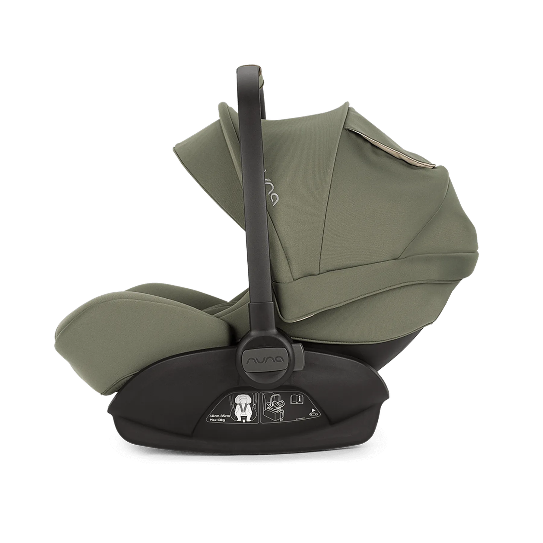 Scaun auto tip scoică pentru copii Nuna, reclinabilă, 0-15 luni, 40-85 cm, 13 kg, ARRA Next - 4