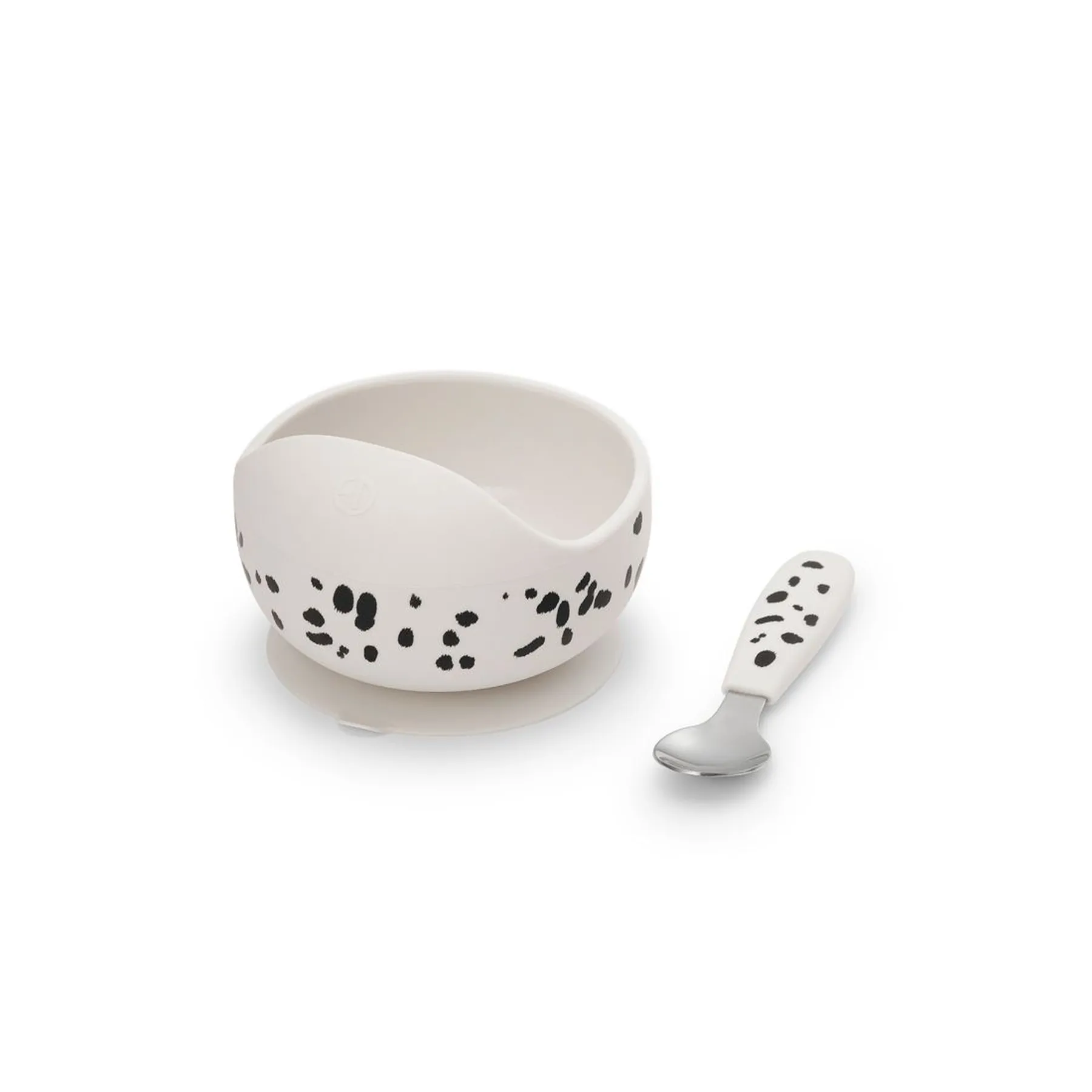 Silicone bowl and spoon, 2 pack-set - 1