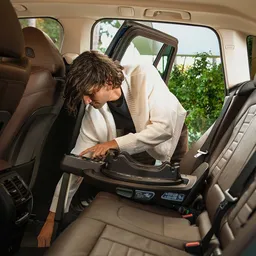 Bază ISOFIX pentru scaun auto tip scoică pentru copii Nuna, 0-4 ani, 40-105 cm, 19 kg, curv - 7