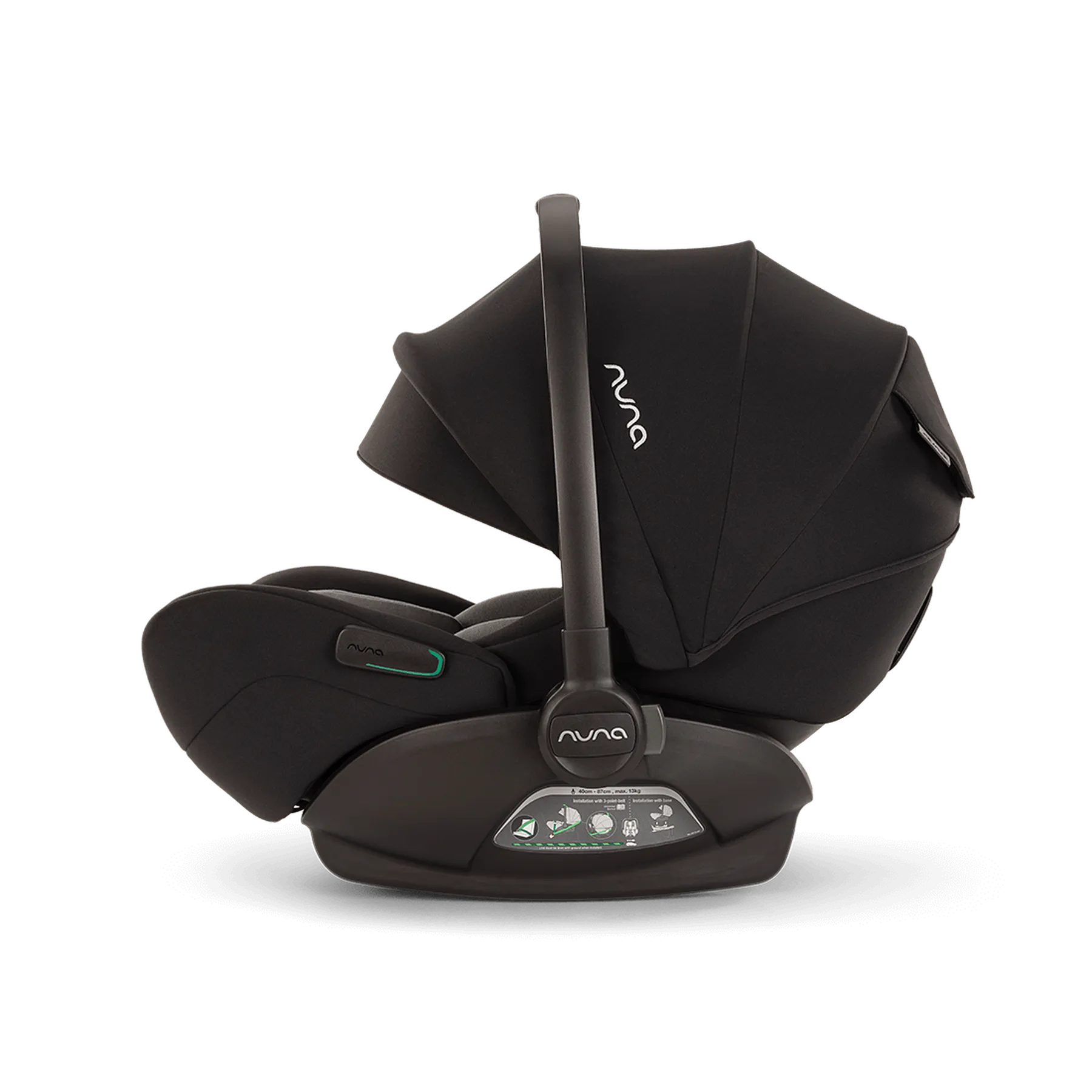 Scaun auto tip scoică pentru copii Nuna, reclinabilă, 0-24 luni, 40-87 cm, 13 kg, ARRA flex - 3