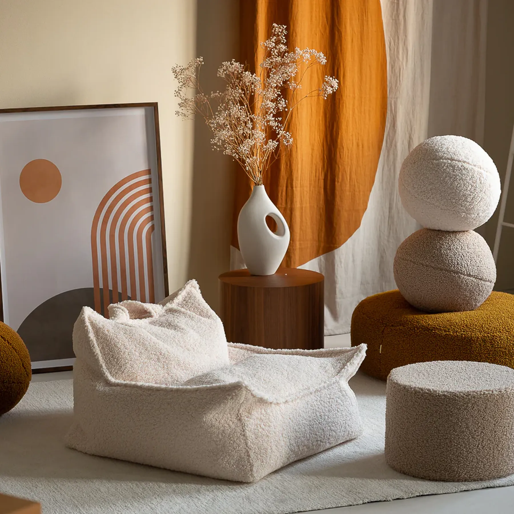 Taburet rotund, Ottoman - 3