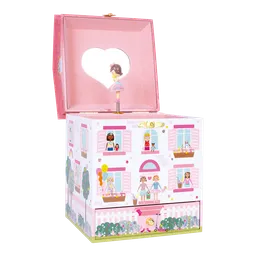 Cutie de bijuterii muzicală, cu sertar, Dolls House - 3