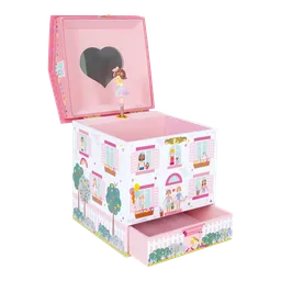 Cutie de bijuterii muzicală, cu sertar, Dolls House - 1
