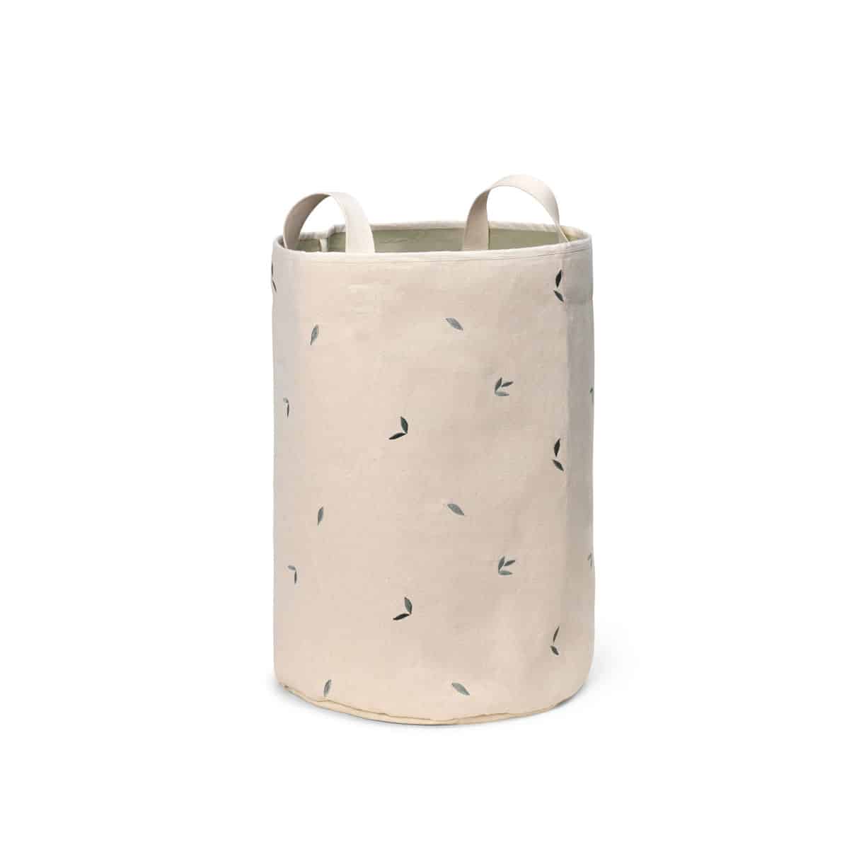 Product Image for Coș pentru depozitare brodat, leaves