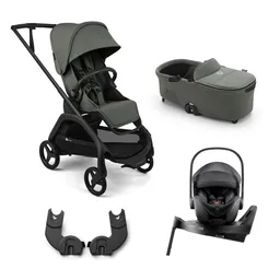 Pachet cărucior pentru copii, 4 în 1, Bugaboo Dragonfly Plus, Forest Green - 1