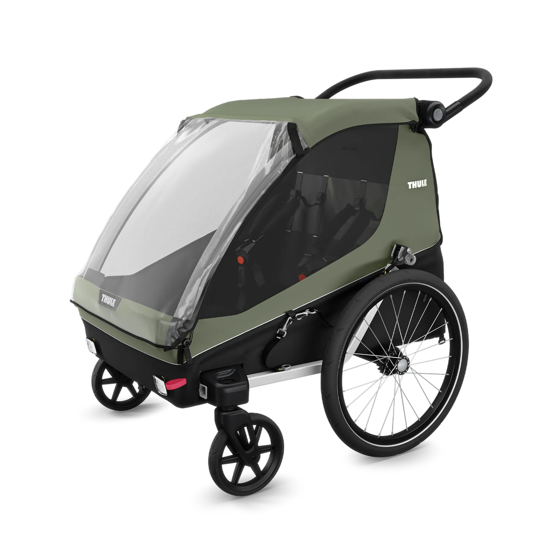 Remorcă de bicicletă pentru transport copii, câini sau bagaje, Thule Courier - 2