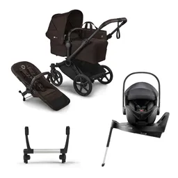 Pachet cărucior pentru copii, 4 în 1, Bugaboo Donkey 6, Cocoa Brown - 1