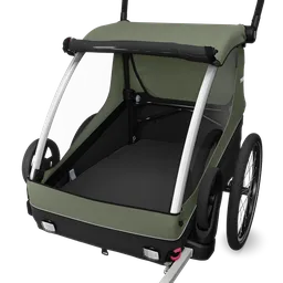 Remorcă de bicicletă pentru transport copii, câini sau bagaje, Thule Courier - 4