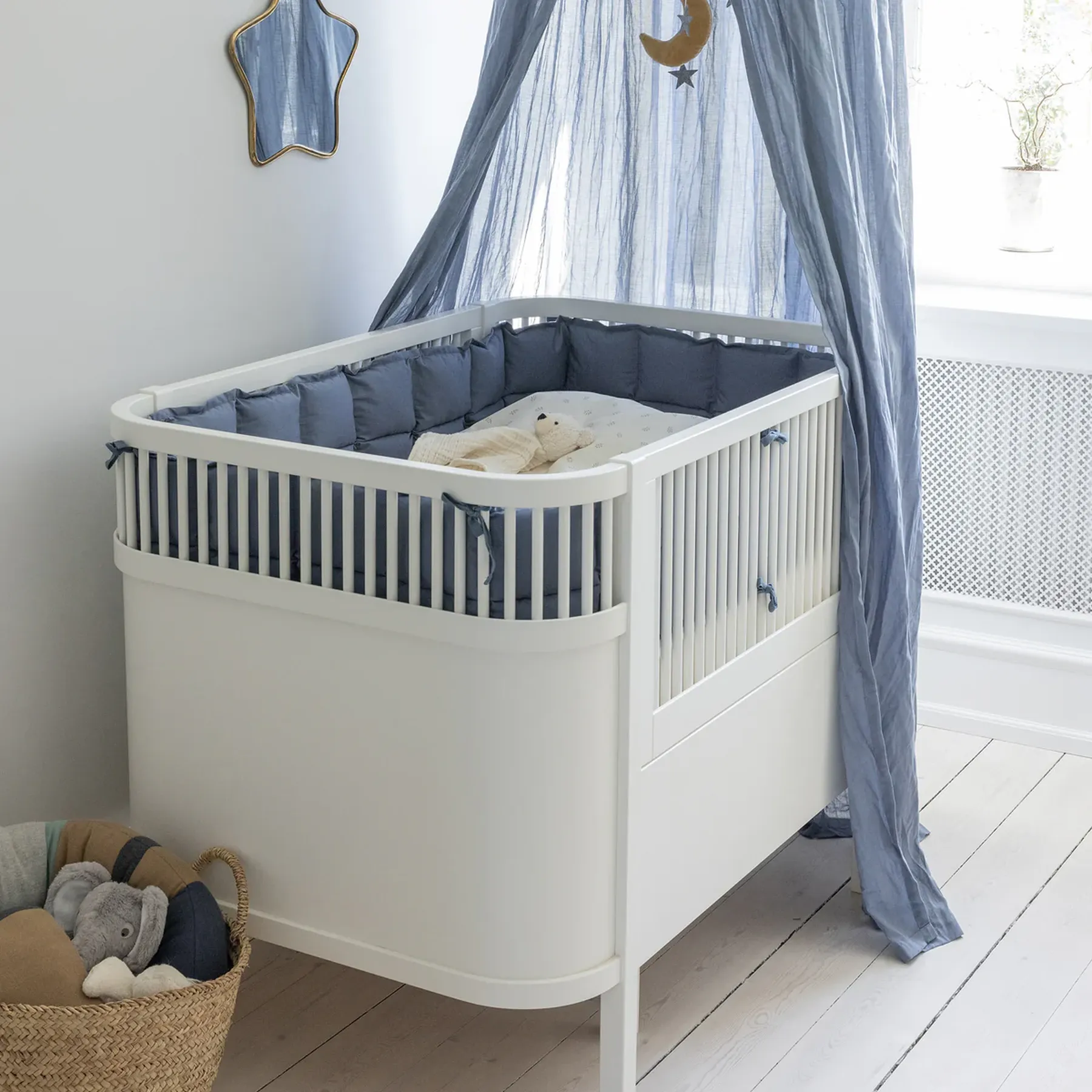 Apărătoare laterală pentru pat Baby & Junior, Sebra - 3