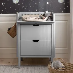 Masă de înfășat, comodă cu 2 sertare - 2