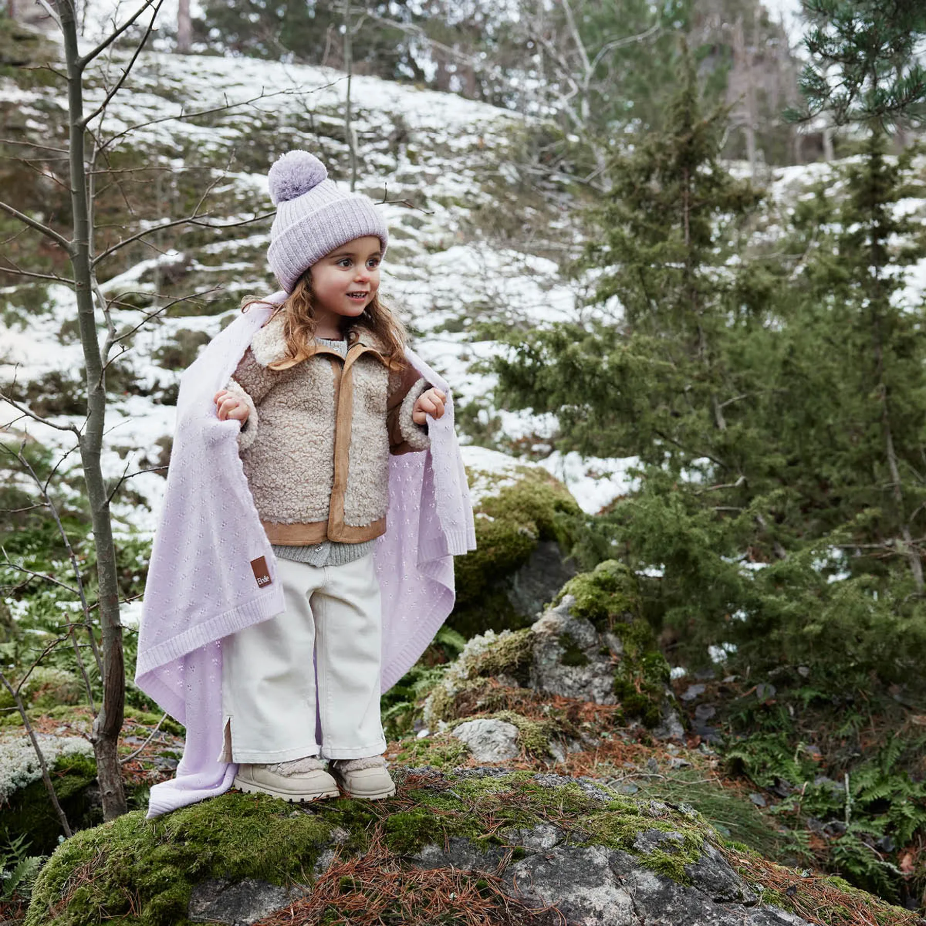 Pătură cu model pointelle, 75 x 100 cm - 3