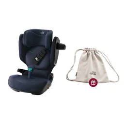 Pachet scaun auto pentru copii Britax Römer, 3,5-12 ani, 100-150 cm, 15-36 kg, KIDFIX PRO + husă de vară, Moonbeam - 1